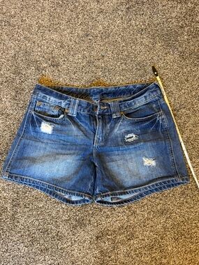Gap Women's Distressed Blue Denim Jean Shorts 6/28